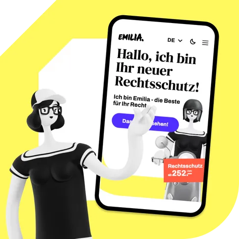 Emila App auf Smartphone