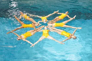 Synchronschwimmerinnen