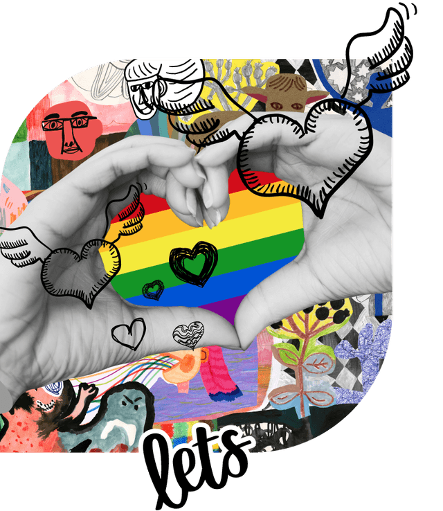 'Terre des Femmes' und LGBTQ Logo