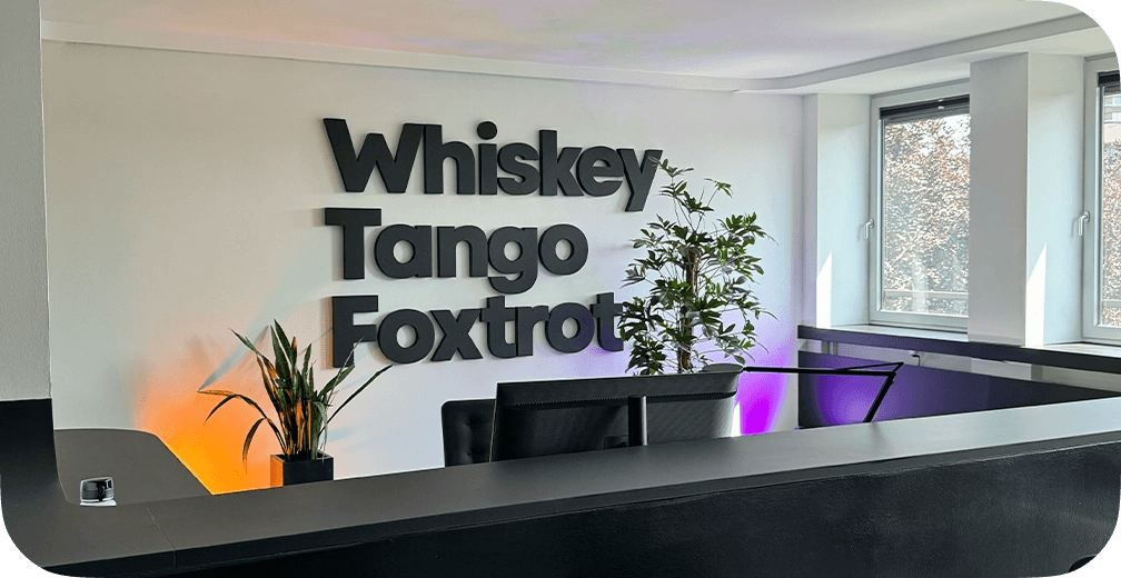 Frontdesk area in our office