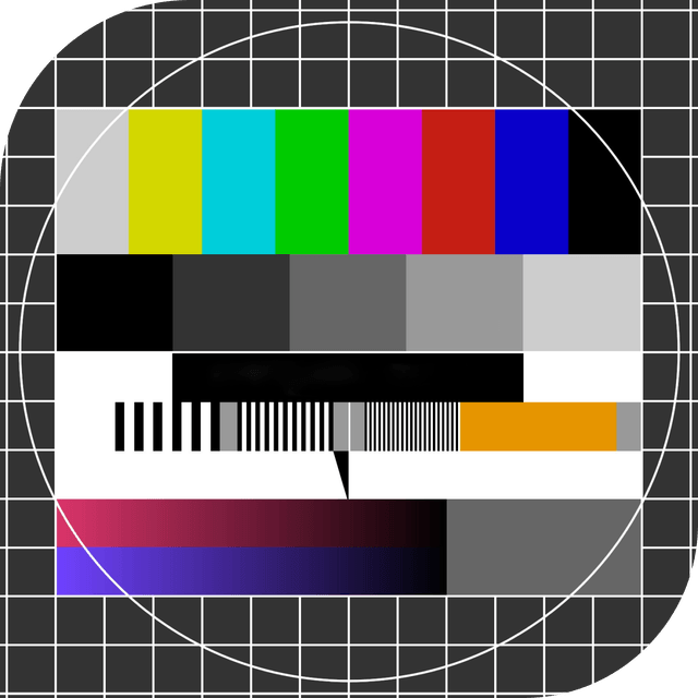 altes TV kein Signal Bild